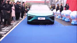 Nezha New Energy Vehicle Store in Yichang, China
