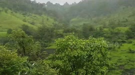 Train travel in hill country  nature view  traveling adventures  Mountain View in train Indian Railway