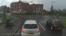 Accident: Cyclist Has a Head-On Collision With Another Cyclist