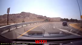 Close Call: Speeding Vehicle Disregards Stop Sign and Almost Hits Driver