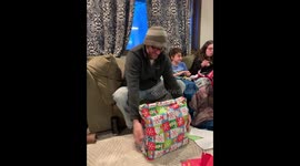 Prankish woman surprises husband with a Christmas gift that just 'keeps on giving'