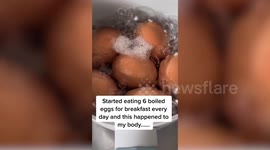 Man loses five stone on diet of six eggs a DAY - and feels 10 years younger