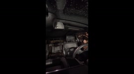 Husband scares wife by hiding in backseat of car in Alaska