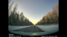 Ice block flies off truck into passing vehicle, leaving 3-year-old passenger injured