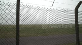 Heavy fog blankets East Midlands Airport prompting special safety measures