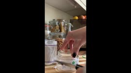 TikToker shares hack on how to clean labels off jars so they can be reused