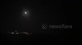 Asteroid Sar2667 explodes in a stunning nighttime light display
