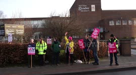 University Staff Picket Campus on Second Day of National Action.