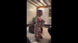 ‘I was in your belly?' Adorable tot captures hearts with innocent reaction to pregnancy