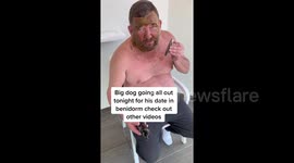 Man shares 'hilarious' fake tan fail while on Benidorm holiday