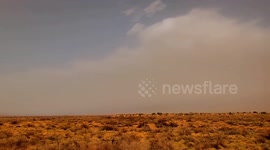 Massive dust storm slams Bullhead City, Arizona