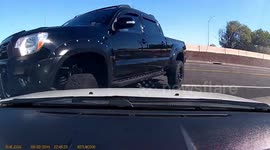 Crash: Neighbour Collides Head on With Pick-Up Truck Without Warning