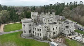 Drone Footage Of Dramatic Old Irish Castle In Middle of Forest Where Game of Thrones Was Filmed