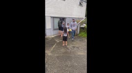 Sisters left emotional as they greet older brother for first time in 2 months