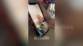 Sixth formers left stunned after receiving funny FaceTime - from Prince William