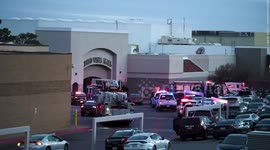 Footage shows emergency vehicles outside Texas shopping center after one killed in shooting