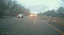 Accident: Honda Driving Erratically Collides With SUV on Motorway