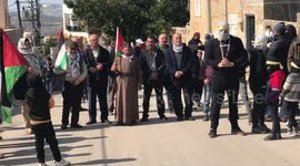 Clashes between Palestinian demonstrators and Israeli forces, following a protest against the expropriation of Palestinian land by Israel, in the West Bank village of Kfar Qaddum near the Jewish settlement of Kedumim