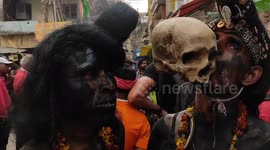 Maha Shivratri celebrations in Prayagraj, India