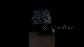 Cyclone Gabrielle caused strong wind in New Plymouth, New Zealand