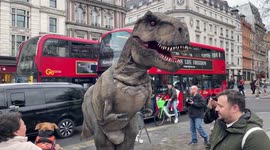Jurassic Live - Dinosaur Invasion in Trafalgar Square, London