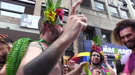 Tarado Ni Voce street carnival returns to the streets of São Paulo, Brazil