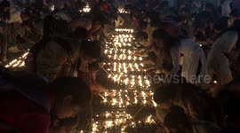 Guinness World Record for 1.8 million lamps lit beaten in India