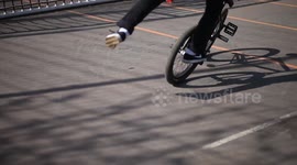 Cool BMX Bike Tricks! High Speed Spinning / Close Up Shot