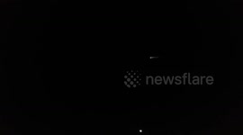 Locals react to space debris flying over Vegas