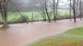 Scataway Creek Flooding, Hiawassee, GA