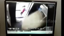 Lucky escape for little girl