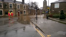 Extreme Flooding in Littleborough Centre
