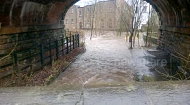 Burst River in Littleborough