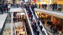 Boxing Day shoppers pile into Westfield in Stratford, east London