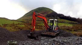 Locals step in to speed up repair of Cumbria road after flooding