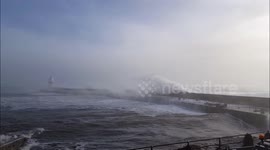 Storm Frank hits Castletown 1 of 2