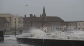 Storm Frank batters coast of Scotland