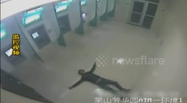 Man strikes head on wall after caught robbing in ATM house