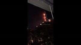 The Address Hotel Burning