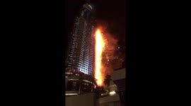 Fire at The Address, Downtown #Dubai 2016