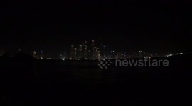 New Skyline of Dubai Marina - Night Short