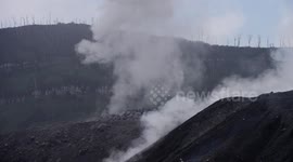 Ibu volcano eruption