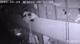 Man throws his work colleague off a balcony after row
