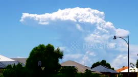 Time-lapse of smoke from Australia bushfire