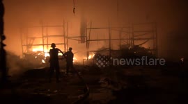 air strikes aimed at stores food west of Yemen