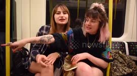 Londoners talk about 'No Pants Subway Ride'