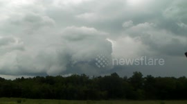 Large Rotating Wall Cloud