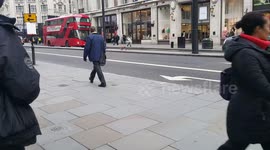 Fox in regent Street w1 at midday today near bbc