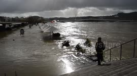 Modego River bursts it's banks