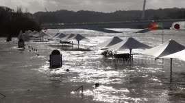 Mondego River Bursts it's banks